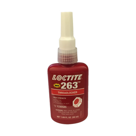 Loctite 263 Red High Strength Threadlocker Bottle, 50 ml